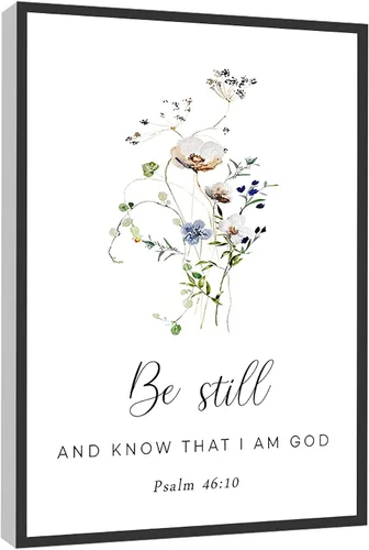Vista 8 de RCVTVPV Psalm 139 14 - Arte de pared con texto en inglés "She Is Fearfully And Wonderfully Made Christian Quote Print", arte de pared para oficina