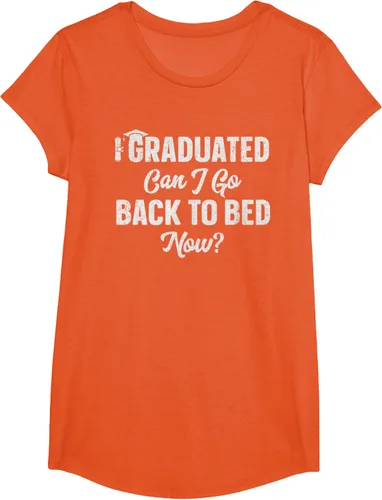 Vista 74 de Graduation Gift For Her Camiseta I Graduated Can I Go Back To Bed Now, Negro