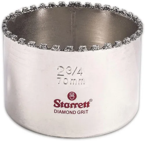Vista 44 de Starrett KD0100-N - Holesaw de grano de diamante de 1 pulgada
