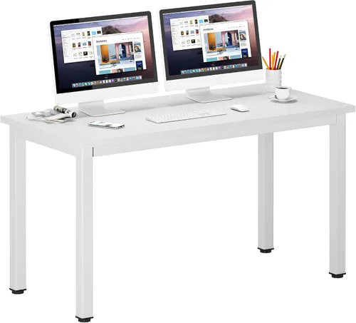 Vista 16 de DlandHome - Escritorio pequeño para computadora de 31.5 pulgadas para oficina en casa, color negro