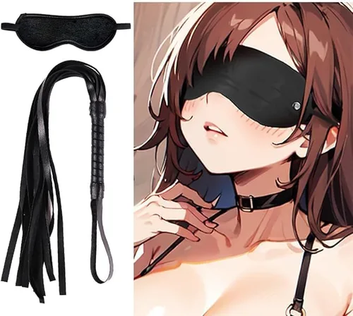 Vista 4 de Kit sexual para parejas, BDSM, juegos de bondage de cuero, kits sexuales de restricción, esclavitud sexual para parejas adultas, brazalete sexual