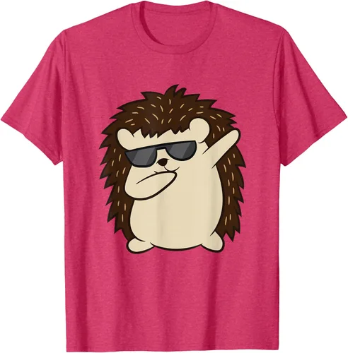 Vista 33 de Dabbing Hedgehog Funny Hedgehog Camiseta S
