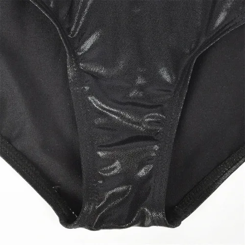 Vista 6 de Shiny Waves - Maillot deportivo metálico para niñas