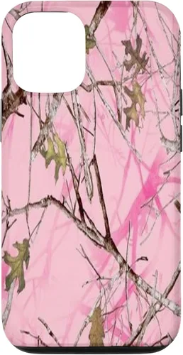Vista 27 de Funda para iPhone 11 Pro Max con diseño de cazador de patos, color rosa