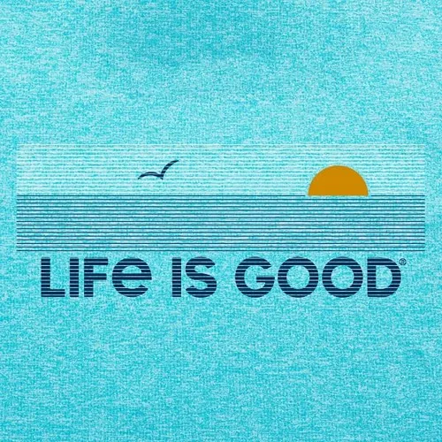 Vista 2 de Life is Good Camiseta activa para hombre