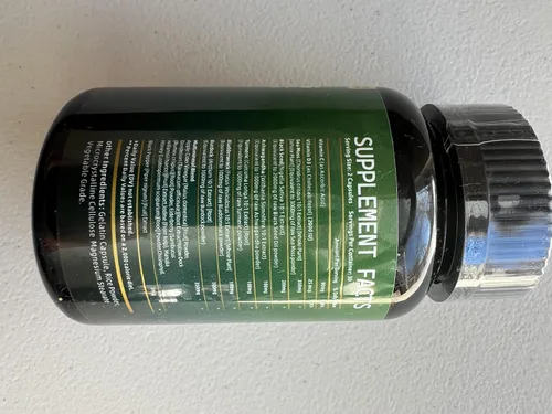 Vista 8 de Paquete de musgo marino y shilajit - Musgo marino, aceite de semilla negra, ashwagandha, jengibre y shilajit, Rhodiola Rosea, Panax Ginseng