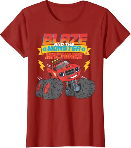 Vista 47 de Blaze & The Monster Machines Cute Blaze - Camiseta Negro