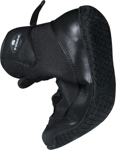 Vista 9 de Zapatos de boxeo profesionales para hombres y mujeres Zapatos de boxeo transpirables Zapatos de suela de goma antideslizante para campeones Negro