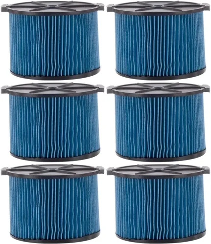 Vista 11 de VF3500 - Filtro de cartucho de polvo fino de 3 capas, pieza de repuesto 26643 compatible con aspiradoras portátiles RIDGID de 3 a 4.5 galones, 1