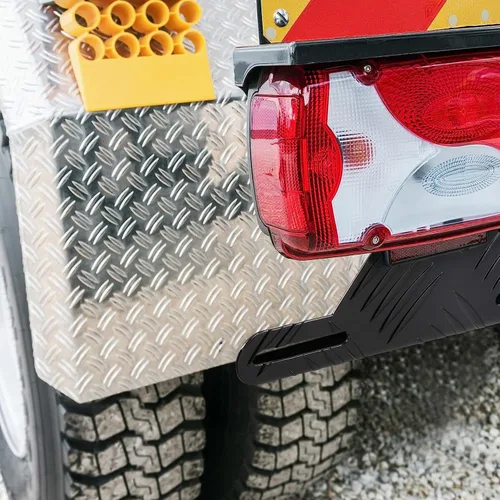 Vista 6 de Kewucn Soporte de luz de aluminio para matrícula de automóvil, soporte para placa de matrícula y montaje de luz, accesorios exteriores universales