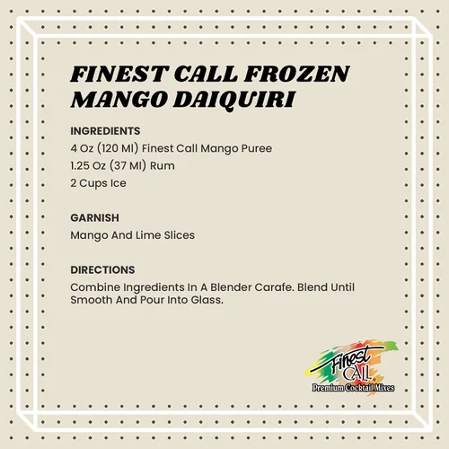 Vista 4 de Mezcla Finest Call para bebida, de puré de mango, de calidad superior, en una botella de 33.8 onzas líquidas