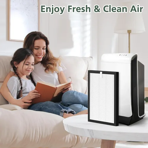 Vista 15 de Filtros de repuesto HEPA 9000 de ProHEPA compatibles con VEVA ProHEPA 9000 Air Pur ifiers, 2 filtros HEPA + 8 filtros de carbón activado