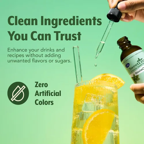 Vista 6 de SweetLeaf Stevia Drops - Edulcorante líquido, SteviaClear, 4 onzas líquidas, paquete de 2 Unflavored Sweet Drops, Organic Stevia Leaf Extract