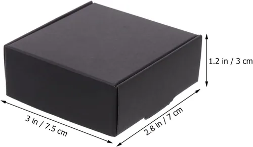 Vista 6 de Operitacx Cajas de embalaje de correo 20pcs Cajas de embalaje de cartón para envío Suministros de artesanía Contenedores de papel