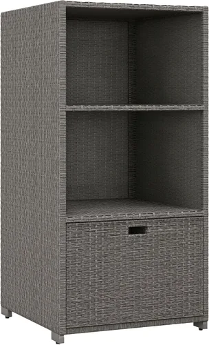Vista 11 de Outsunny Valet - Toallero impermeable para bañera de hidromasaje, color Marrón Oscuro