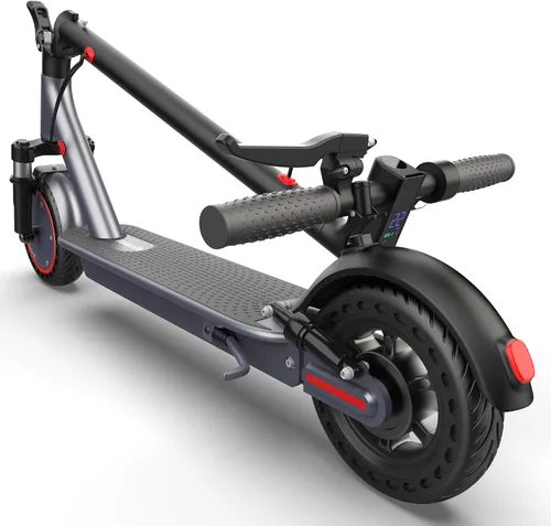 Vista 8 de Electric Scooter - 350W/500W Motor, 8.5"/10''Solid Tires, Up to 19/22MPH& 16/21/23Miles Long-Range Portable Commuting Scooter for Adults with Double