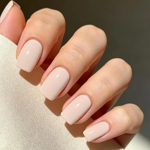 Vista 3 de Modelones Uñas postizas cuadradas cortas, color blanco y rosa, 32