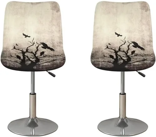 Vista 142 de American Eagle - Juego de 2 fundas para taburetes de bar para sillas de comedor, impermeables, antideslizantes, tamaño universal