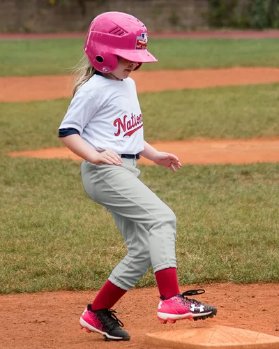 Vista 4 de Stelle Pantalones de sóftbol para niñas, pantalones de béisbol para niños