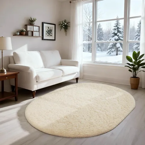 Vista 173 de Ophanie - Alfombras para sala de estar, antideslizante y suave, de felpa grandes y peludas para dormitorio, peludas para niños y niñas, decoración