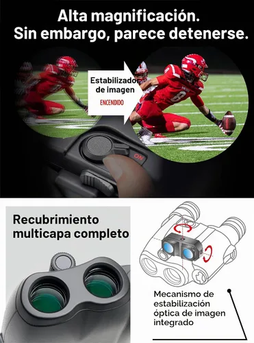 Vista 3 de Kenko Binocular de estabilización de imagen VC Smart Compact Black 8 x 21, revestimiento completamente múltiple, revestimiento repelente al agua