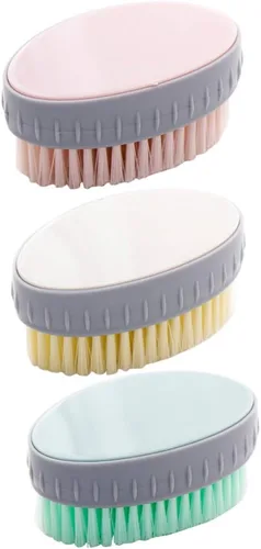 Vista 3 de ONDIAN CHUNCIN - 3pcs Soft Cleaning Brushes Clothes Cleaner Scrubber Brush Shoes Multi Functional Bathroom Kitchen Washing Tools