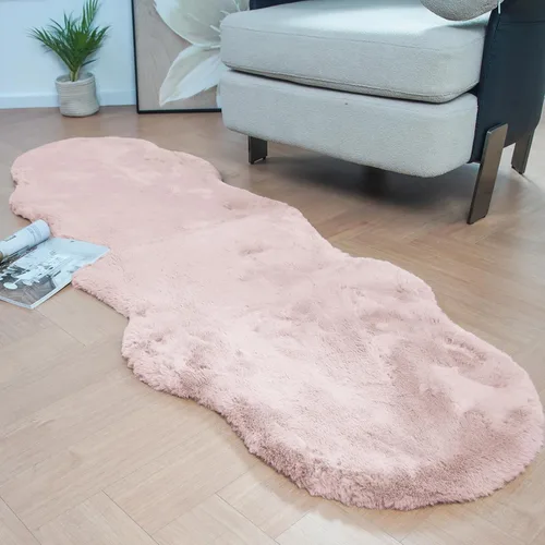 Vista 14 de Latepis Alfombra Pequeña Negra Esponjosa 2x3 pies Manta de Piel Sintética de Conejo Alfombra Suave Lavable Alfombras Peludas Shag para Dormitorio