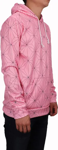 Vista 6 de Meelanz Sudadera unisex con capucha y estampado 3D de anime japonés