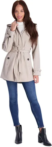 Vista 6 de Jessica Simpson Gabardina con forro polar para mujer con capucha desmontable