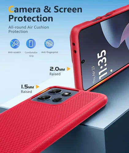 Vista 828 de FNTCASE Funda para iPhone 17 Pro: Fundas delgadas translúcidas de color azul claro compatibles con MagSafe, protección completa de la cámara