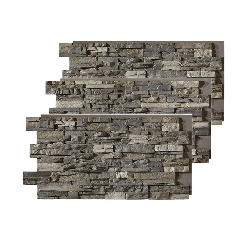 Vista 54 de AZ Faux Paneles de revestimiento de pared de poliuretano de alta densidad para decoración interior y exterior Panel de revestimiento de piedra