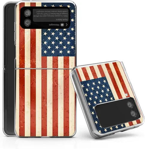 Vista 19 de Bcov - Funda rígida para Samsung Galaxy Z Flip 3 5G, diseño de gato negro, funda protectora sólida a prueba de rayones y resistente a los golpes