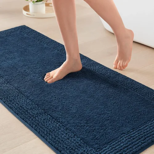 Vista 15 de Madison Park Splendor - Alfombra de baño reversible 100% algodón con mechones - 3000 GSM calidad hotelera lujosa felpa de pelo medio alfombrilla