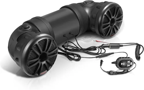 Vista 13 de BOSS Audio Systems UTV4B ATV UTV Sistema de sonido resistente a la intemperie, altavoces de 4 pulgadas, tweeters de 1 pulgada, amplificador