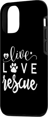 Vista 2 de iPhone 14 Love Rescue Rescue Pet Adoption Live Dog Shelter Forever Case