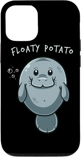 Vista 28 de Flaoty Potato Manatee Funny Manati Manatee Chubby Mermaid Case for iPhone 17