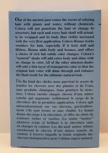 Vista 3 de Colora Tinte en polvo de henna para el cabello, negro, 2 onzas (paquete de 3)