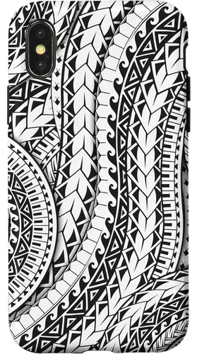 Vista 5 de Funda de arte tribal polinesio para iPhone 16