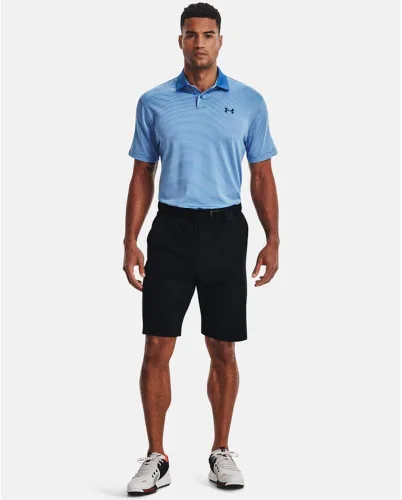 Vista 3 de Under Armour Performance - Camiseta de golf tipo polo a rayas para hombre