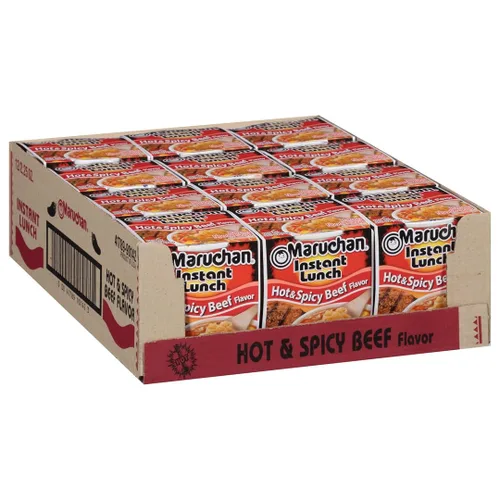 Vista 20 de Maruchan Almuerzo Instantáneo de Carne de Res, 2.25 Oz, Paquete de 12