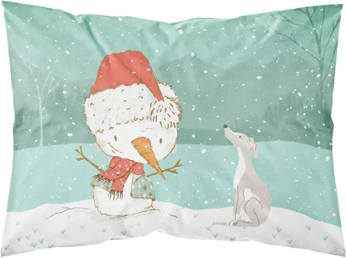Vista 66 de Caroline's Treasures BB7625PILLOWCASE - Funda de almohada decorativa de tela con texto en inglés "Welcome Friends" Airedale Terrier estándar