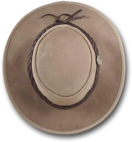 Vista 14 de Barmah Hats Sombrero plegable de cuero Bronco - Artículo 1060