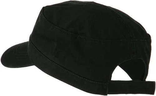 Vista 2 de Prenda Lavado Gorra Ejército Ajustable - Negro OSFM, Carbón vegetal