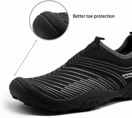 Vista 4 de Goodsaleok Zapatos de agua para hombre y mujer, secado rápido, descalzos, para playa, Brook, atléticos, deportivos, para navegar, surf, senderismo