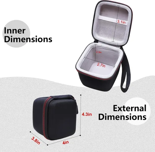 Vista 2 de LTGEM - Funda compatible con monitor digital de presión arterial Medline para muñeca, solo funda