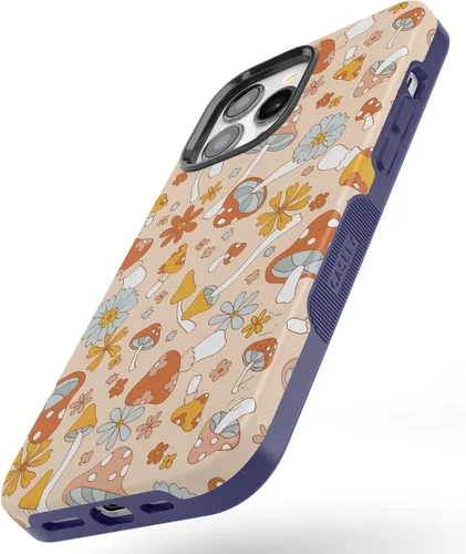 Vista 2 de Funda Casely para iPhone 13 Pro Magia de Setas Floral Retro Compatible con MagSafe Diseño Protector Audaz