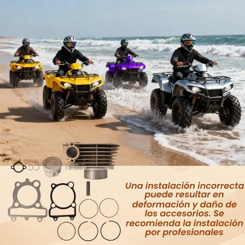 Vista 6 de Labwork Cilindro Junta Pistón Top End Kit Reemplazo para 4BD-11310-01-00