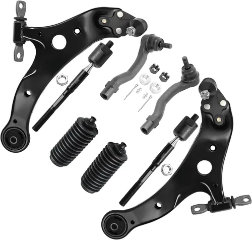Vista 154 de Detroit Axle - Kit de brazos de control de extremo de 8 piezas para Toyota 2001-2003 Highlander 2002-2003 Camry Lexus ES300, 2 conjuntos de brazos