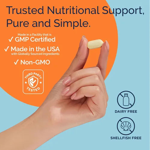 Vista 6 de Replenza Daily GLP-1 Suplemento de apoyo nutricional, vitaminas y minerales esenciales, apoyo para la salud intestinal, el estrés y la energía