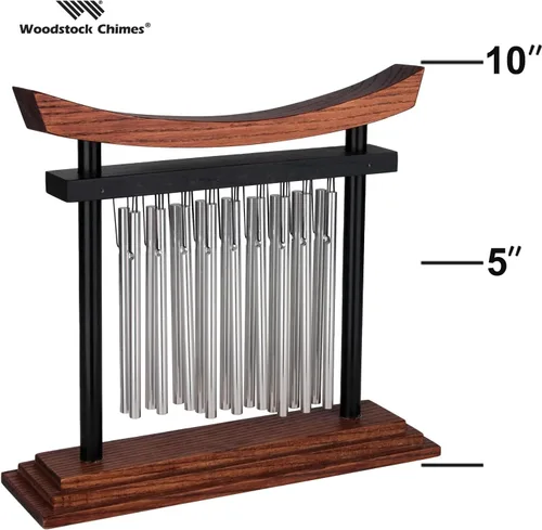 Vista 3 de Campanas chinas Tranquility de la colección Eastern Energies de Woodstock Wind Chimes